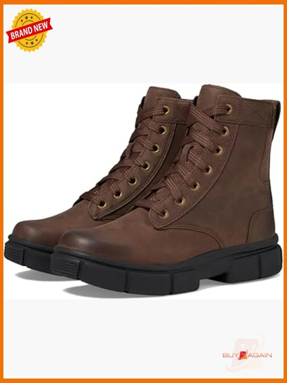 Lace Up Winter Snow Boots Water Resistant Leather Ankle Boots